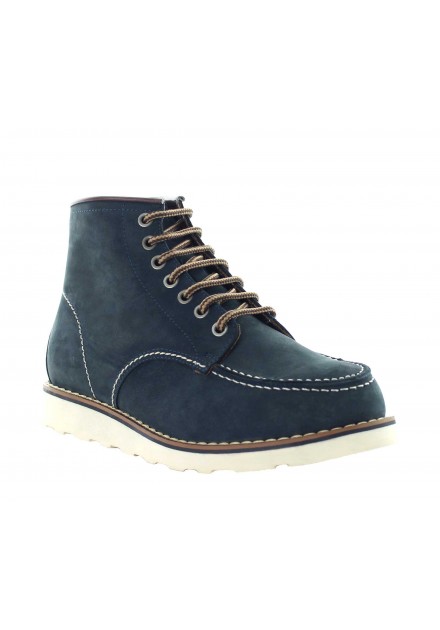 navy blue work boots