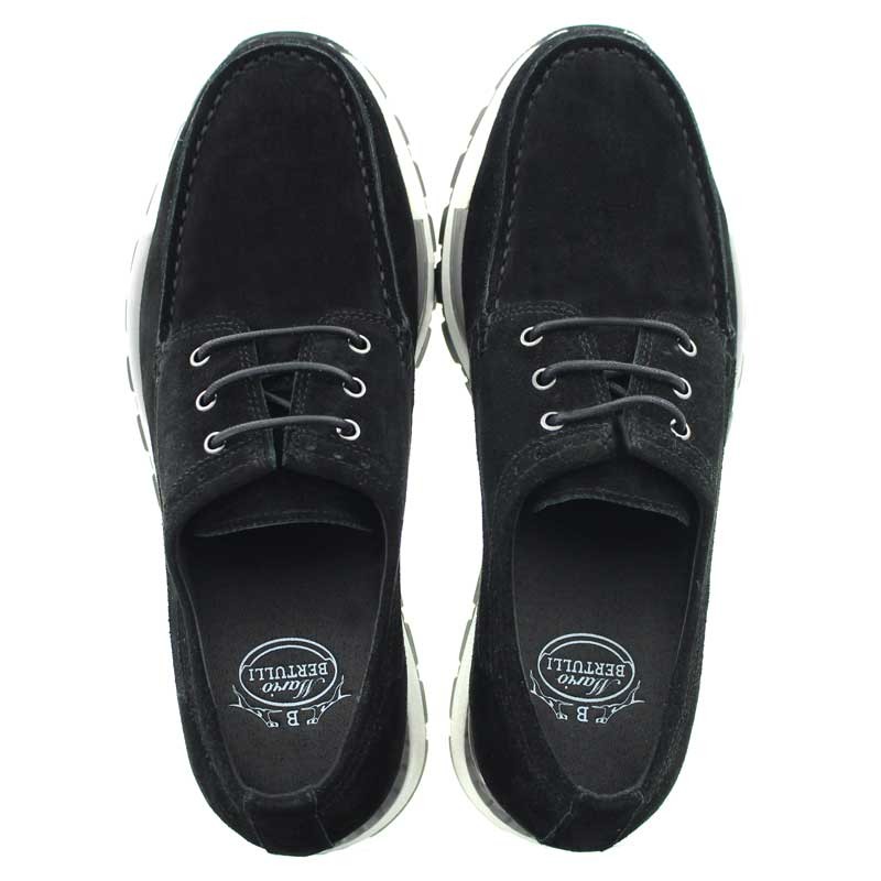 Sneakers rehaussantes Vernio noir +7cm