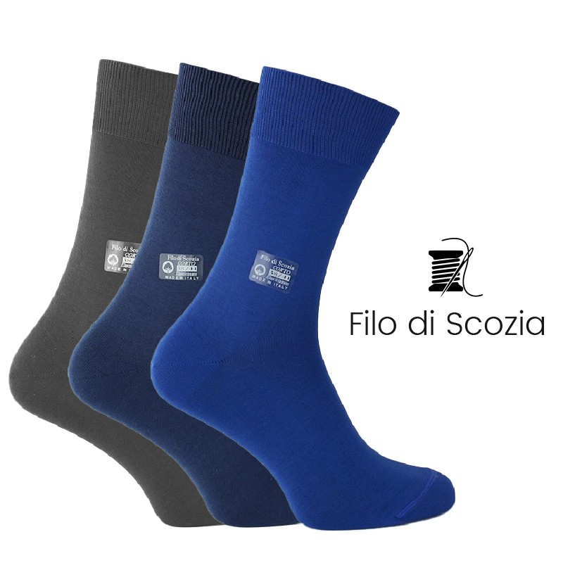 Coffret di 3 paia di calze - calze Uomo coffret uomo - Mario Bertulli specialista della scarpa rialzante