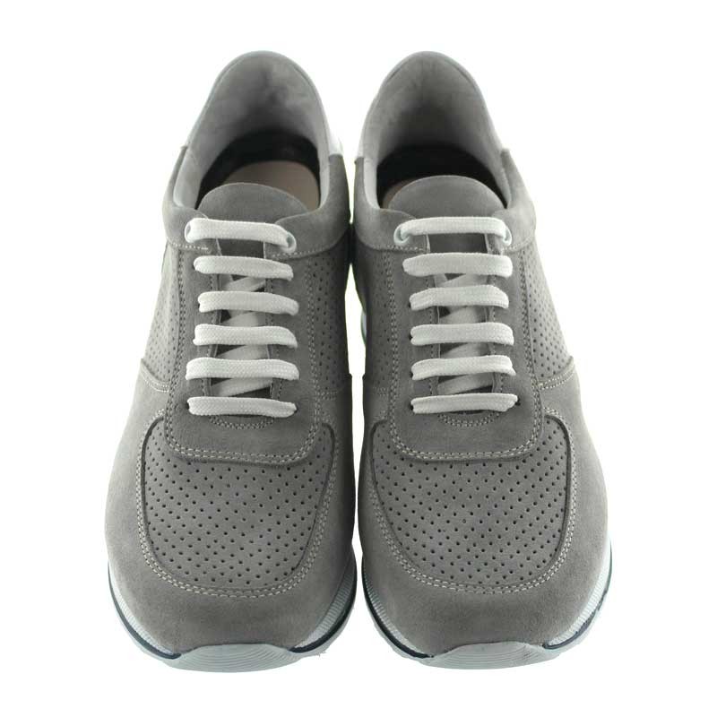 Sneakers Camaiore grigio scuro +7cm