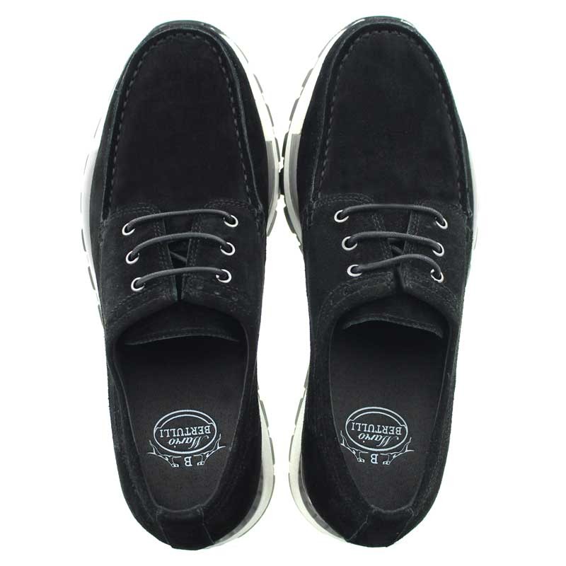 Vernio Height Increasing Sneaker black +7cm