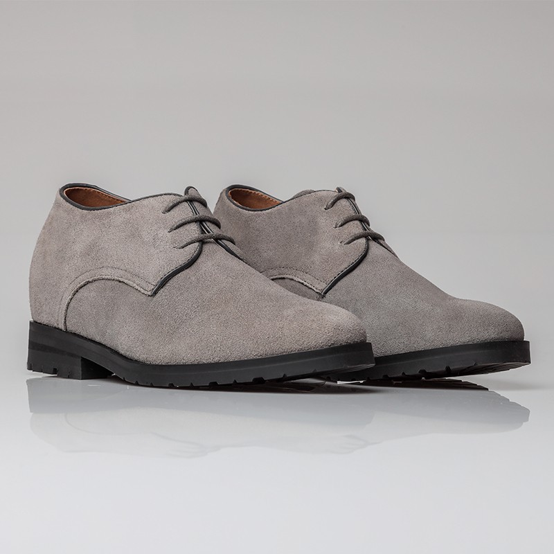 Grey suede derby store shoes