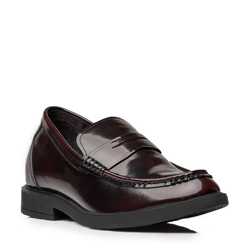 Burgundy patent best sale leather loafers