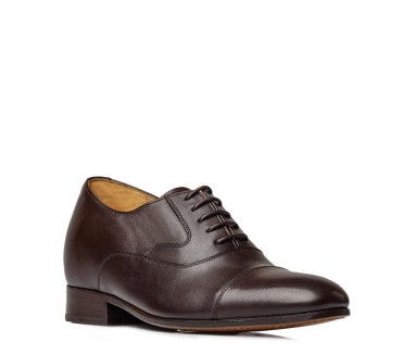 Brescia Height Increasing Shoes Brown +6cm